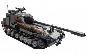 乐高MOC教程 苏联Object 268 Version 4 坦克 拼搭指南