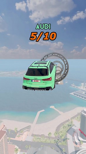 Precise hole entry ！😳#usa🇺🇸 #beamng #beamngdrive #fyp #tiktok