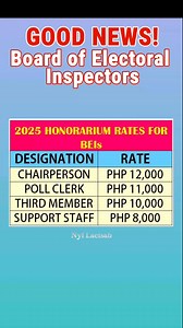 3K views | Good News! Board of Electoral Inspectors for 2025 Midterm Election #highlightseveryone #highlights | Nyl Updates | Facebook