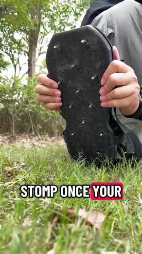 Just a few easy steps to handle the lawn #lawnaerator#lawncare #lawn #aerationtool #aerationshoes