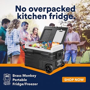 No plugs. No ice trips. Built-in lithium battery compartment. The perfect way to keep your supplies cool this Easter. Noice! (Battery sold separately.) Check our range https://bit.ly/BrassMonkeyFridgeFreezers | Jaycar Electronics | Facebook