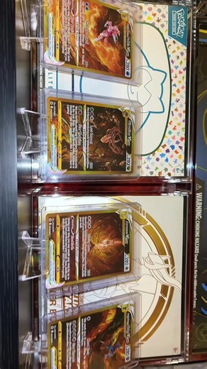 Finally all four crown zer zenith golds👑🔥now we wait for the display case frame 🤫 #arceus #giratina #dialga #palkia #crownzenith