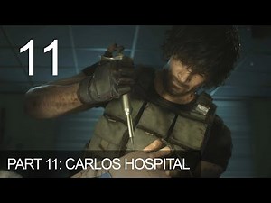 Resident Evil 3 Remake Carlos Hospital Walkthrough Gameplay Part 11