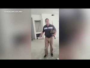 Contractor caught on video appearing to slap female worker