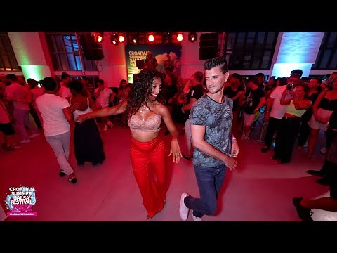 Bersy Cortez & Ami Steinberg ~ salsa social dancing @ CSSF, Rovinj