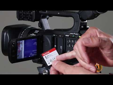 Canon XF100 Intro and basics