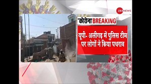 110K views · 2.5K reactions | Stones pelted at police team who went to close down the markets amid lockdown in Uttar Pradesh's Aligarh | Zee News English | Facebook