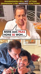 422K views · 4.1K reactions | Dharmendra will skip grandson Karan Deol's pre-wedding functions and only attend the main ceremony. Know why? | Bollywood Now | Facebook