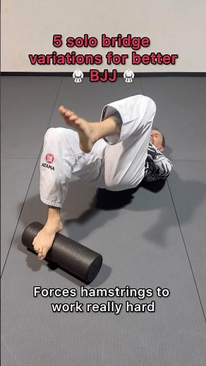 5 solo bridge variations for better BJJ #bjj #jiujitsu #grappling #solodrills