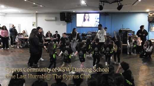 Cyprus Community of NSW Dancing Group: One Last Hurrah @ The Cyprus Club Stanmore Young dance students with their dance teachers... for one last time @ The Cyprus Club... This just highlights the incredible work of the Cyprus Community of NSW's Dance School... passing down the Cypriot dance and song and culture to children.... | Syndesmos Connecting People and Their Stories