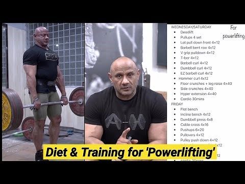 Diet & Training for 'Powerlifting' | Powerlifting | Mukesh Gahlot #youtubevideo