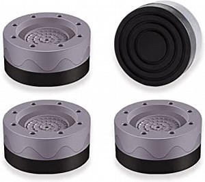 Washing Machine Support, Anti Slip Anti Vibration Rubber Washing Machine Feet Pads, Washing Machine Stabilizer for Raise Height Reduce Noise (4PCS)