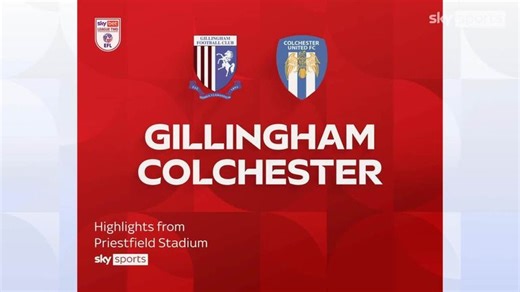 Gillingham 1-1 Colchester United | League Two highlights