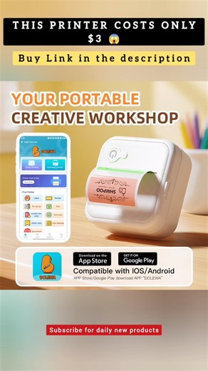 $3 Mini Printer 😱