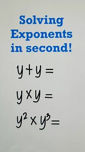 4.3K views · 64 reactions | Solving Exponents in Second! #math #mathematics #mathtricks #MathTricksTutorial #maths #mathtrick #mathtutorial #basicmath #basicmathreview #viral #trending #educational #mathshortcut #mathhacks #tutorial #lovemath #mathematicstutorial #mathreview #reels #reelsvideo #reelsviral #reelsfb #fyp #foryou | Math Tricks Tutorial | Facebook