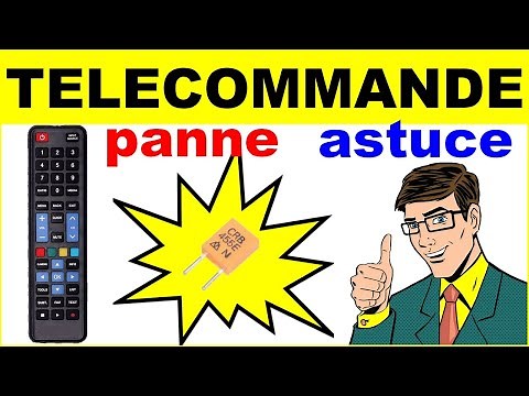 Télécommande électronique infrarouge de télévision en panne astuces pour trouver la panne