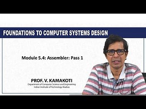 Module 5.4: Assembler: Pass 1