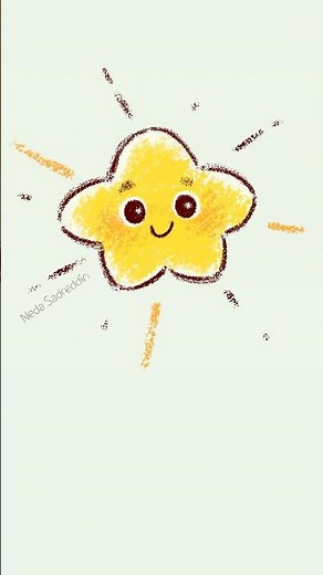 How To Draw A Cute Star #cutestarsrawing #kawaiistar #easydrawingtutorial #cute