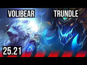 VOLIBEAR vs TRUNDLE (TOP) | 6 solo kills | EUW Master | 25.21