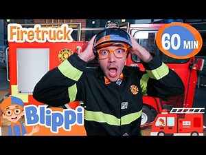 Blippi Learns to Be A Firefighter! 🚒| Blippi Educational Videos for Kids