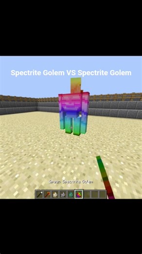 Mutant Mobs vs Spectrite Golem. Minecraft Mob Battle #minecraft #minecraftmob #minecraftshorts