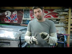 TIG welding sheet metal on fenders and making .030 TIG rod trick