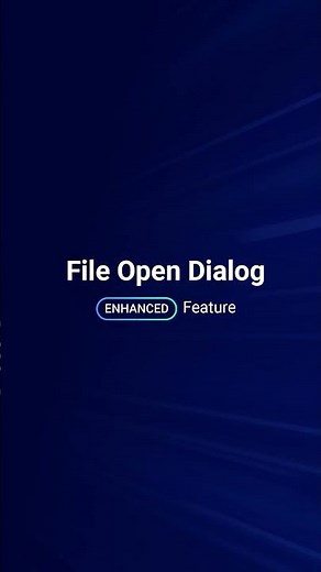 The Open File Dialog has been enhanced for BricsCAD V25! #shorts