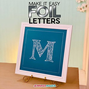 Cricut Foil Transfer Mandala Letters - Full Alphabet!