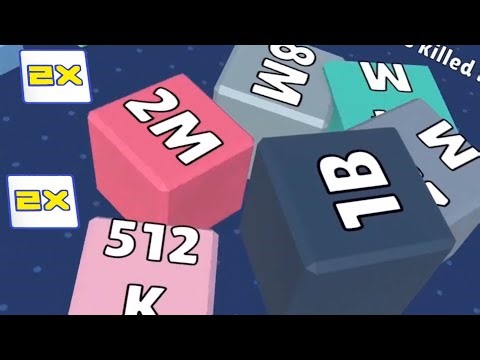 Cubes 2048.io Game HARD MODE🎲 How to play 🎲 Gameplay