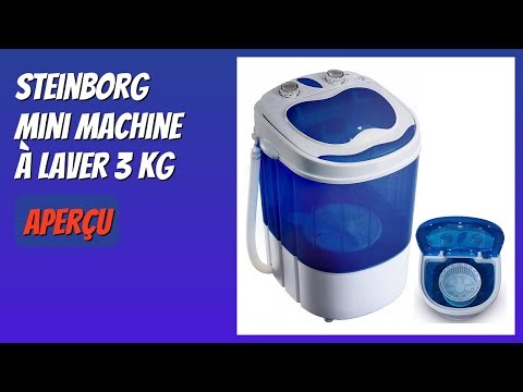 AVIS (2026) : Steinborg Mini machine à laver 3 kg. DÉTAILS