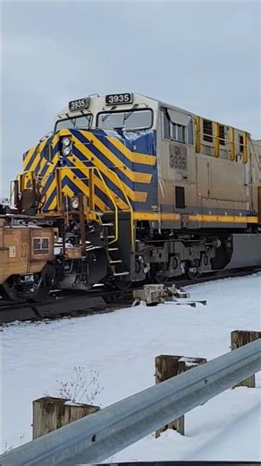 Ex-Citirail of CN ES44AC 3935 Running as Rear DPU on Q11651-07 at Ladysmith, Wisconsin
