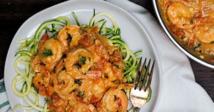 Creamy Coconut Shrimp with Tomatoes - Slender Kitchen