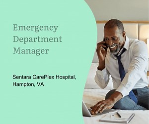 Sentara CarePlex Hospital in Hampton, VA has leadership openings for Registered Nurses ✨ Click to learn more or contact the recruiter at TLdungee@Sentara.com Supervisor, Emergency Department [JR-86001, JR-77546] 🔗 https://bit.ly/4m9IEOc Manager, Intensive Care Unit [JR-73403] 🔗 https://bit.ly/4mZVWOJ | Sentara Careers