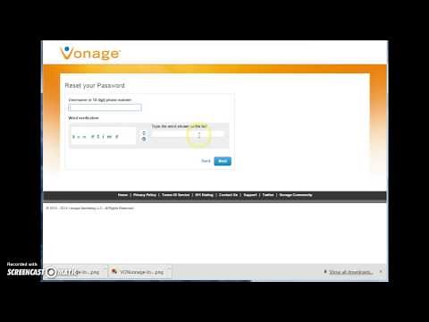 Vonage Account Login
