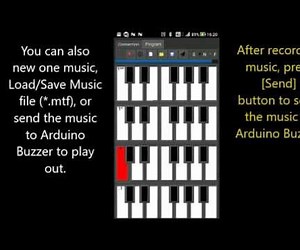 Music Editing, Sent to Buzzer and Gesture Control
