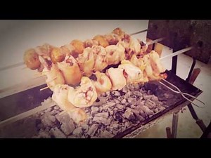 FREE RANGE CHICKEN SOUVLA - Σουβλα κοτοπουλο ελευθερας βοσκης