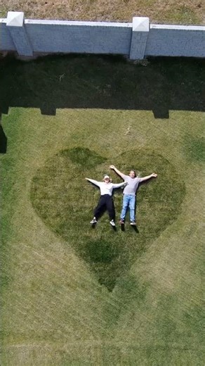 I Made My Wife A Heart…With A ROBOT MOWER