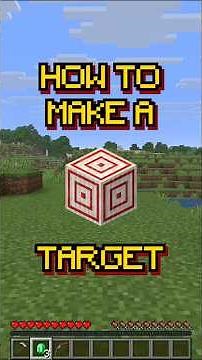 Minecraft: Target Block | Redstone Bullseye | Recipe 294