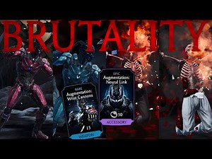 Ascended Characters Triborg Brutality In Mortal Kombat Mobile | Cyrax, Smoke, Sektor & Sub-Zero