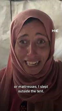 Winter storms and heavy rains devastate tents in Gaza