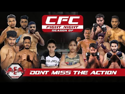 🔴 LIVE | CFC Fight Night Season 07 | MMA Sri Lanka