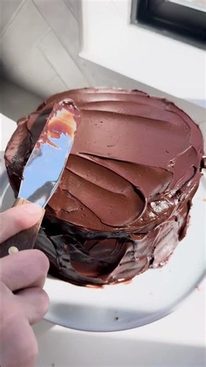 Chocolate Caramel Turtle Cake