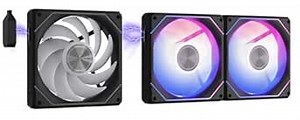 darkFlash G24 120MM Magnetic ARGB PC Case Fans - 3 Pack, Tool-Free Installation, up to 2200RPM Cooling, 4-Pin PWM, Sync with Motherboard RGB Software(Black)