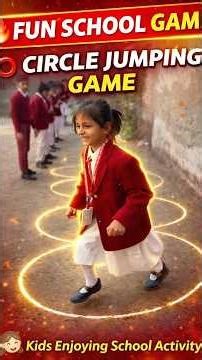 School Circle Jumping Game | Fun Activity for Kids | School Playground Game #playgroup