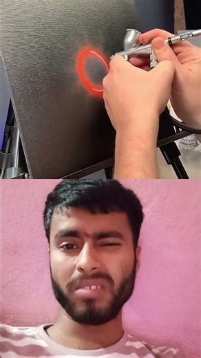 Solar Eclipse Airbrushing Timelapse #shorts #science