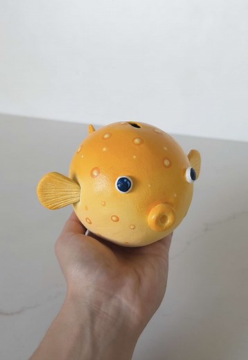 Pufferfish Air Dry Clay Surprise: DIY Plot Twist