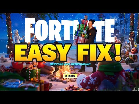 HOW TO FIX FORTNITE SERVERS DOWN in FORTNITE! (HOW TO FIX SERVERS NOT RESPONDING)