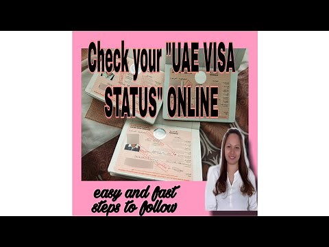 How to check UAE Visa Status Online
