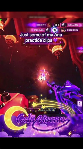 My sleeps have definitely gotten better! Just working on my aim and positioning more 💜 | New Logo!! Design by the lovely @~ ｐｉｘｉ 💜 #overwatch #fyp #anaoverwatch #overwatchtiktok #overwatchclips