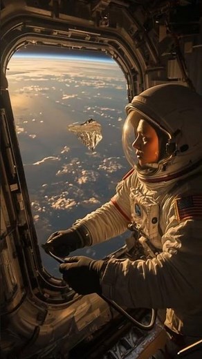 🤖 AI envisions astronauts at work on the ISS with a view that will humble you. #AI #Space #Viral